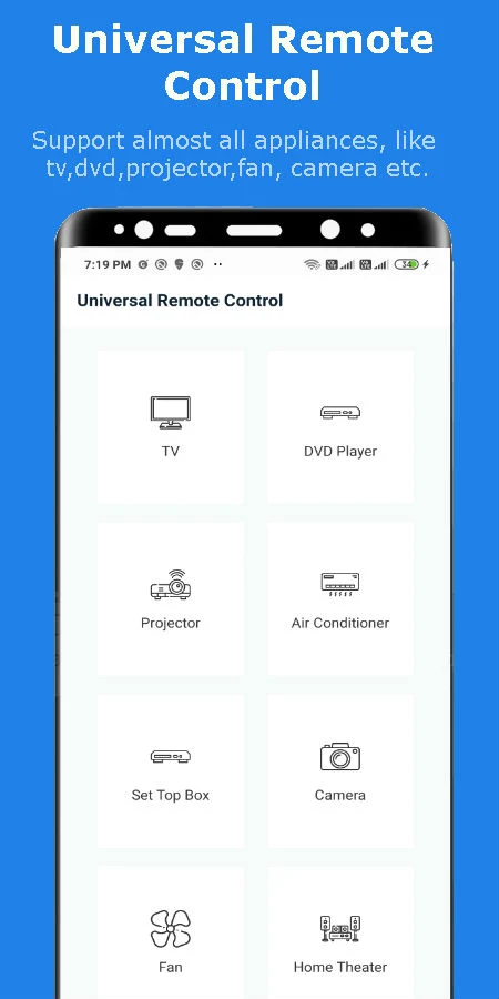 Universal Remote | TV, Fan, AC screenshot